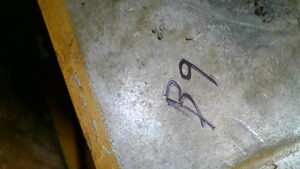 U1-013 &middot; Photographed inspection-position marking