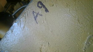 U1-063 &middot; Photographed inspection-position marking