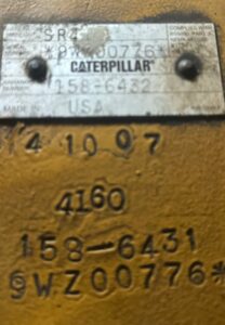 U2-088 · Generator serial and arrangement tag