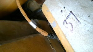 U1-019 &middot; Photographed inspection-position marking