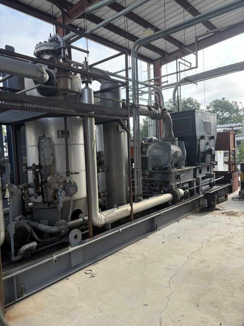 Landfill-gas blower, compression and cooling equipment &mdash; sold package