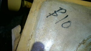 U3-011 · Photographed inspection-position marking