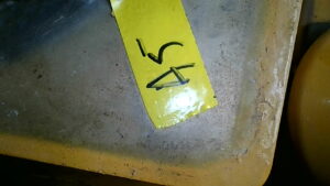 U3-041 · Photographed inspection-position marking