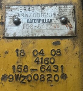 U1-075 &middot; Generator serial and arrangement tag
