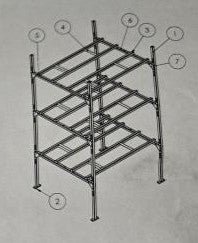 Immersion tank racks &mdash; 130 available