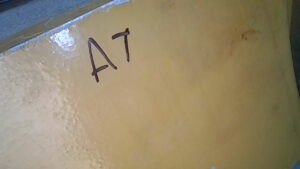 U1-058 &middot; Photographed inspection-position marking