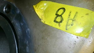 U3-047 · Photographed inspection-position marking