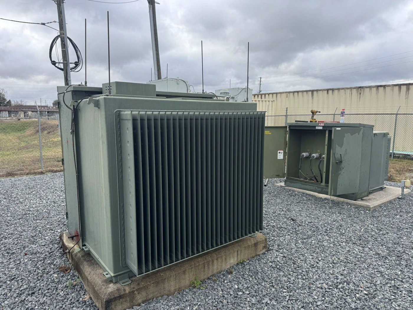 ABB 1,100 kVA transformer &mdash; Florida surplus