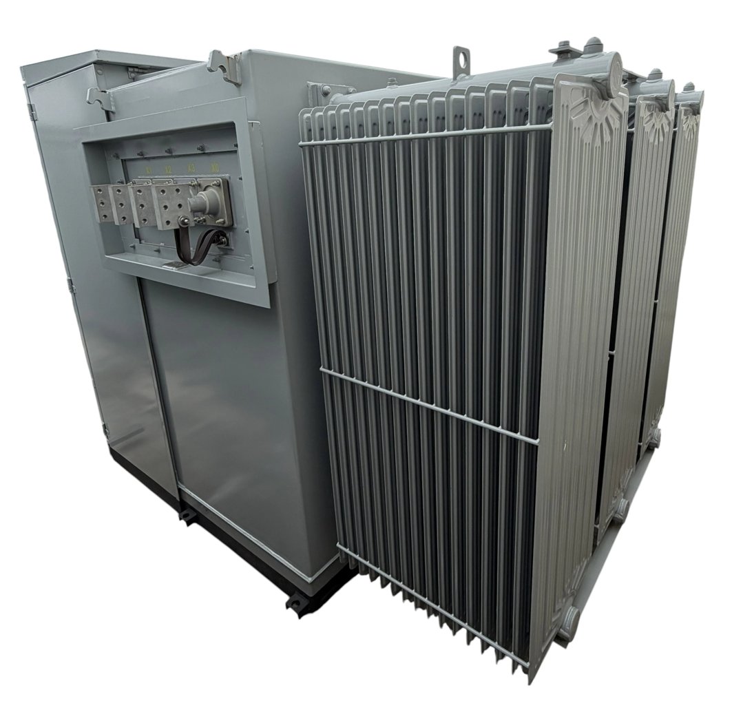 13 &times; 2,600 kVA Eaton FR3 copper transformers &mdash; unused package
