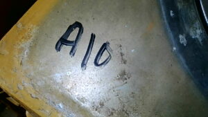 U3-051 · Photographed inspection-position marking