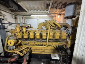 Ocala G3516C engine and enclosure, historical supplied photograph, Engine Photos 2 page 10; current condition to verify.