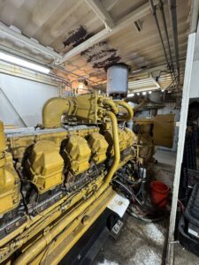 Ocala G3516C engine and enclosure, historical supplied photograph, Engine Photos 2 page 11; current condition to verify.