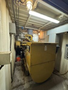 Ocala G3516C engine and enclosure, historical supplied photograph, Engine Photos 2 page 9; current condition to verify.